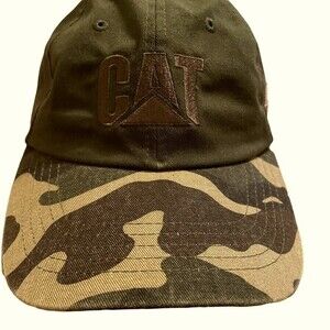 CAT military green Caterpillar baseball cap